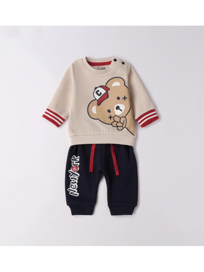 Tuta jogging idomini neonato