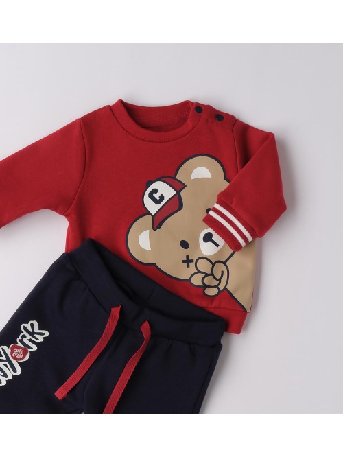 Tuta jogging idomini neonato