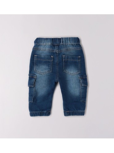 Jeans cargo idomini neonato 2