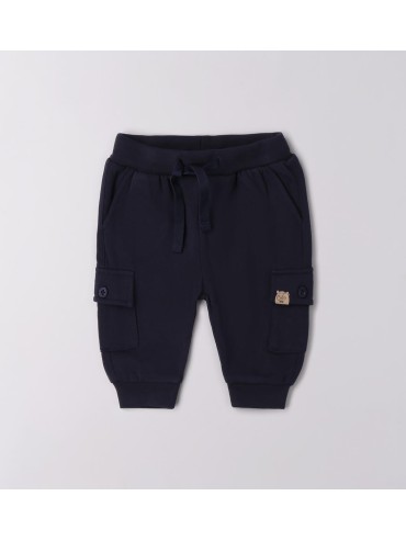 Pant felpa cargo idomini  neonato