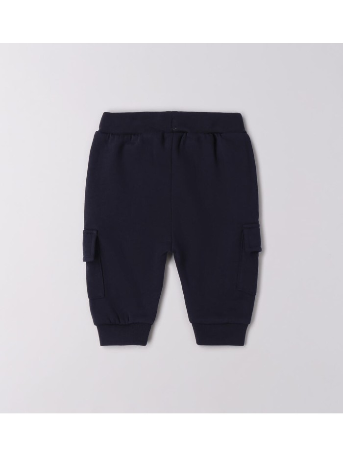 Pant felpa cargo idomini  neonato