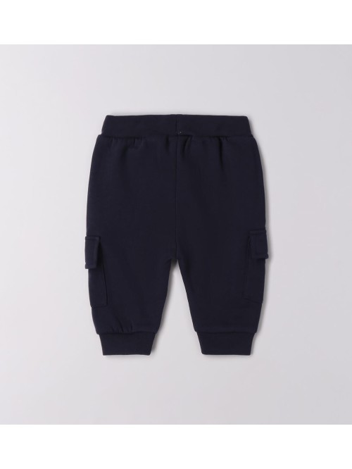 Pant felpa cargo idomini  neonato