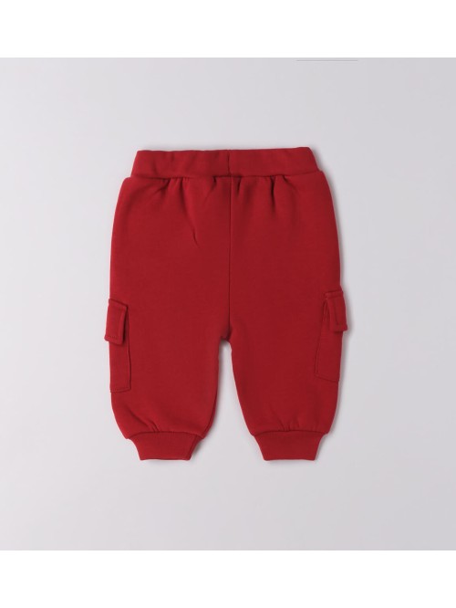 Pant felpa cargo idomini  neonato