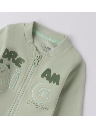 Felpa aperta zip idomini neonato 2