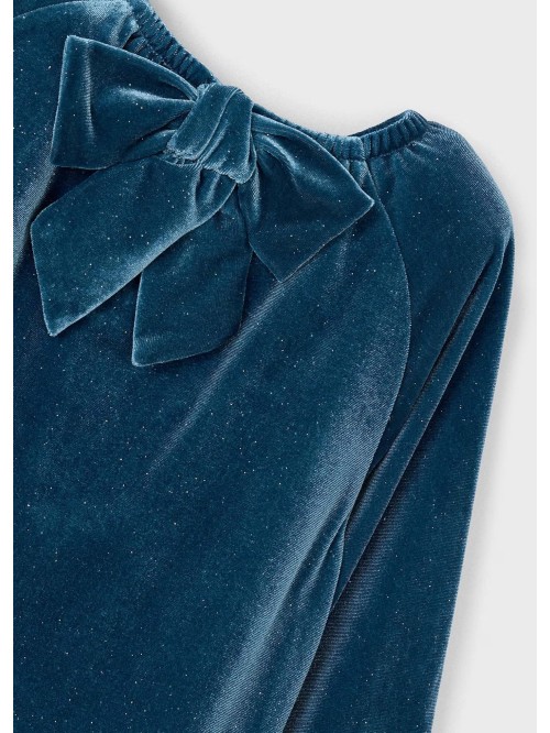 Abito velluto mayoral bimba