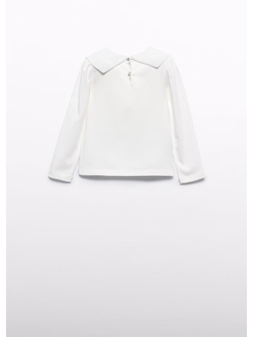 Maglietta fiocco chiffon abel&lula bimba