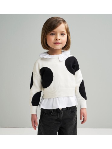 Maglioncino sarabanda baby e bimba