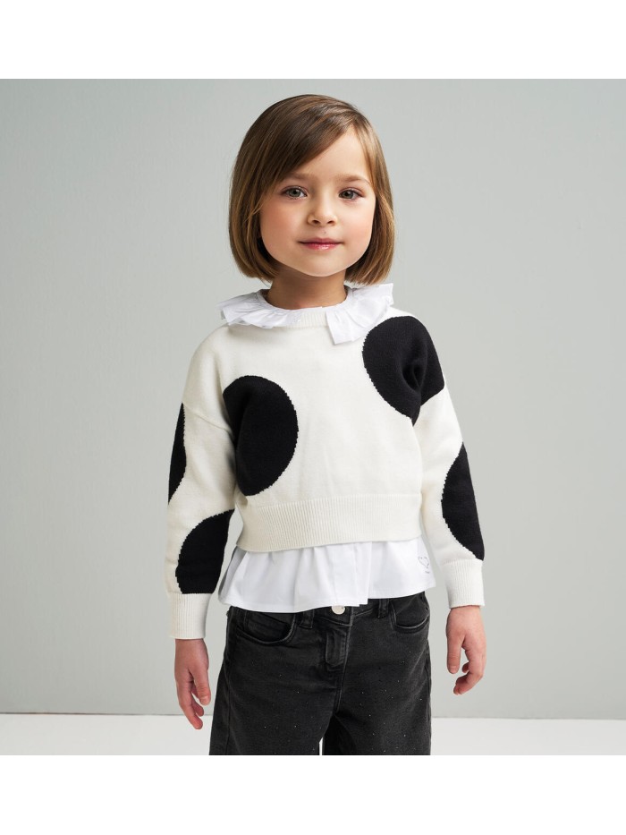 Maglioncino sarabanda baby e bimba