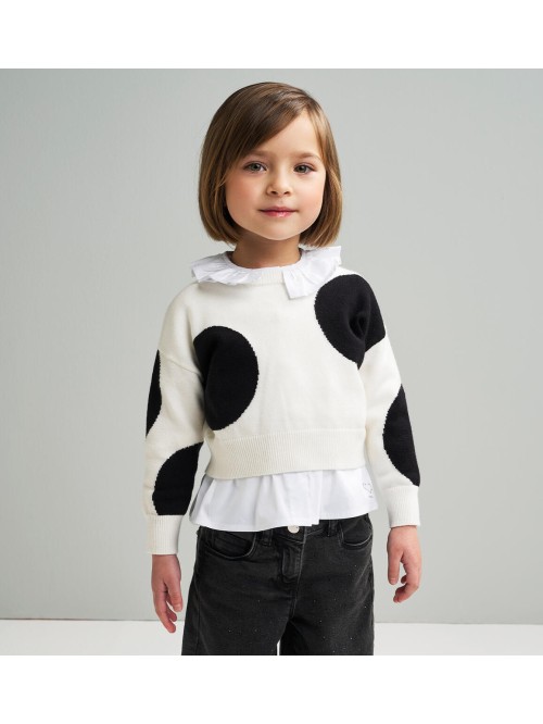 Maglioncino sarabanda baby e bimba