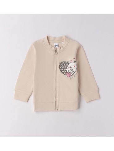 Felpa aperta zip ido baby e bimba