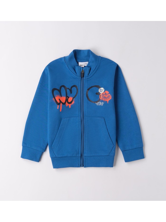 Felpa aperta zip ido baby e bimbo