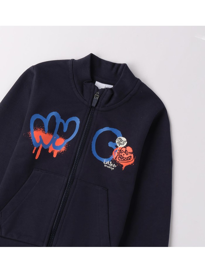 Felpa aperta zip ido baby e bimbo