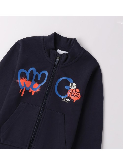 Felpa aperta zip ido baby e bimbo