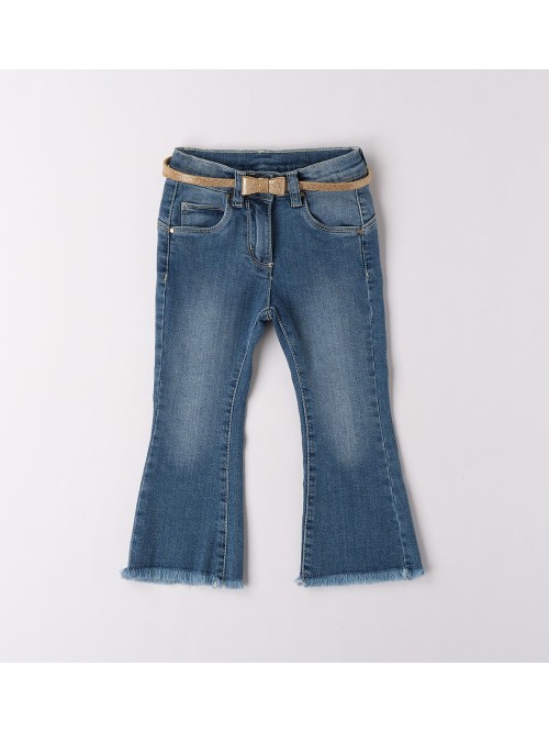 Jeans a zampa ido baby e bimba