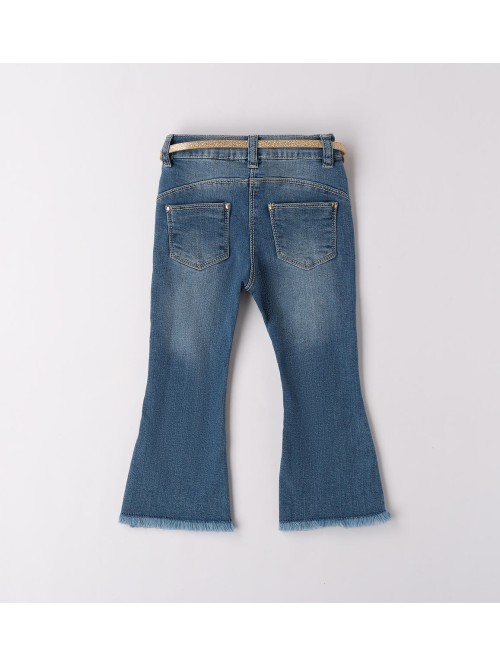 Jeans a zampa ido baby e bimba