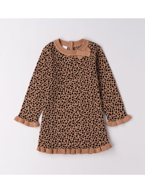Abito leopardato ido bimba