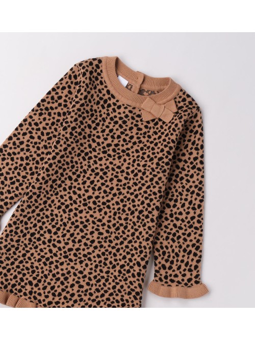 Abito leopardato ido bimba