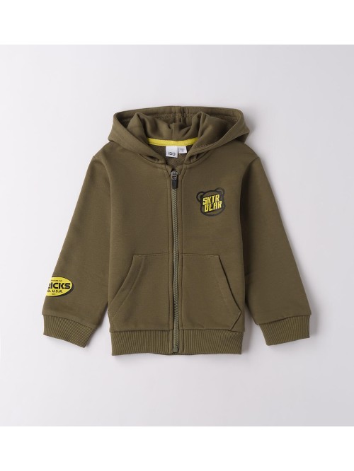 Felpa zip ido baby e bimbo