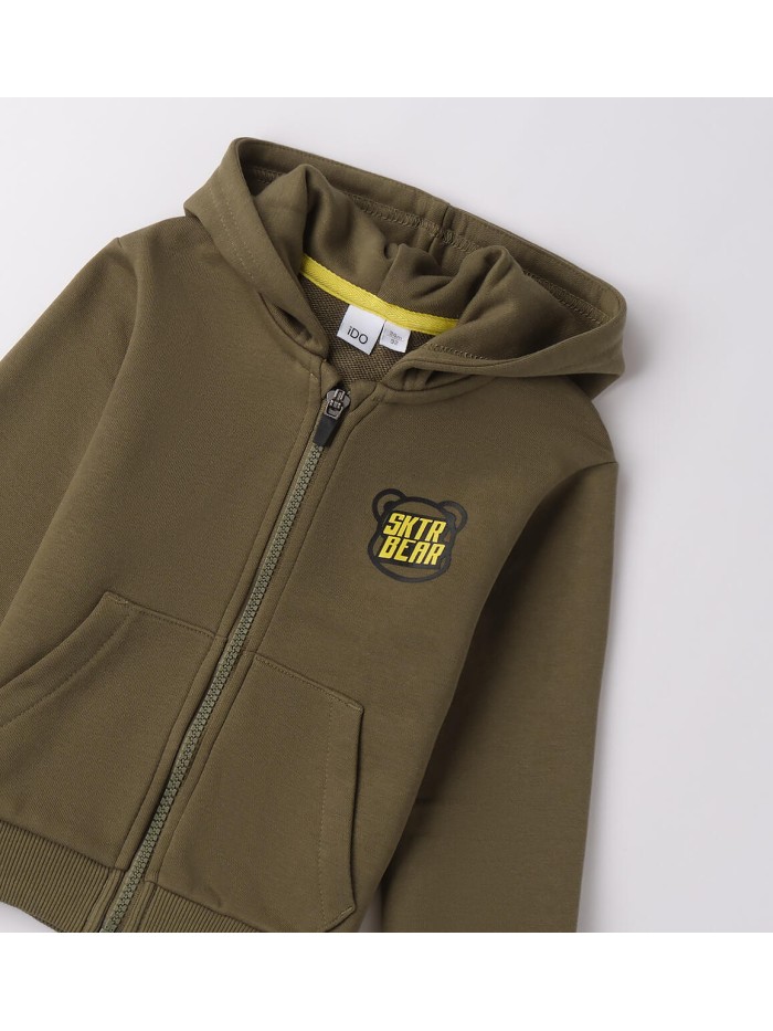 Felpa zip ido baby e bimbo