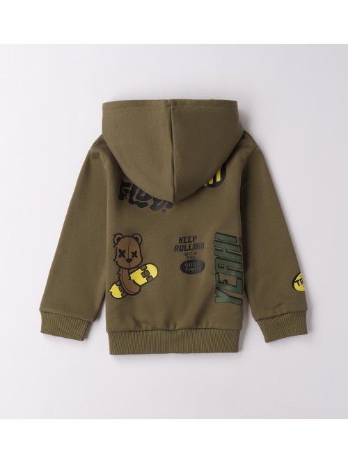 Felpa zip ido baby e bimbo