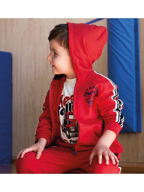 Felpa aperta zip ido bimbo