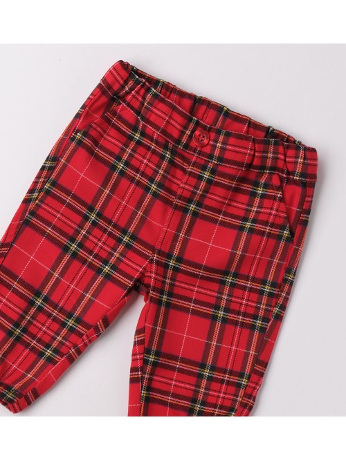 Pant quadri idomini neonato