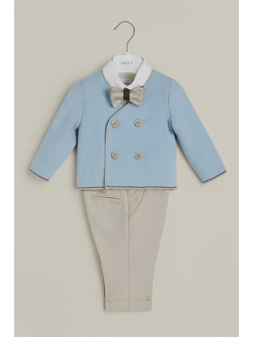 Completo battesimo baby a