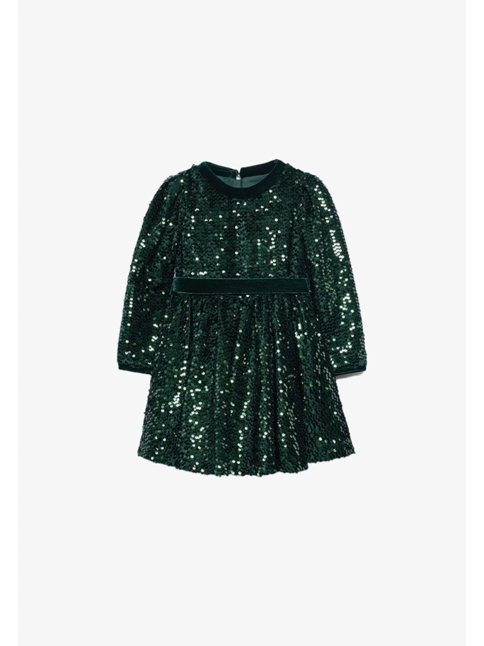 Abito lustrini velluto abel&lula bimba