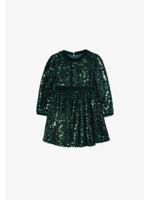 Abito lustrini velluto abel&lula bimba