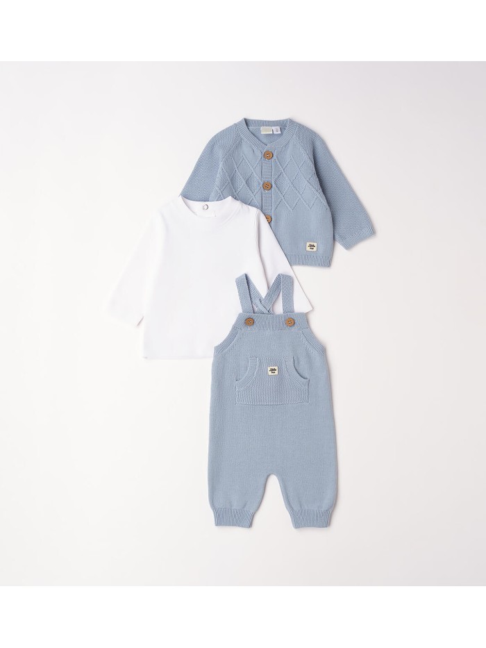 Completo 3pz idomini neonato