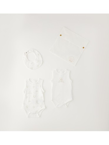 Kit body+bavina minibanda nascita