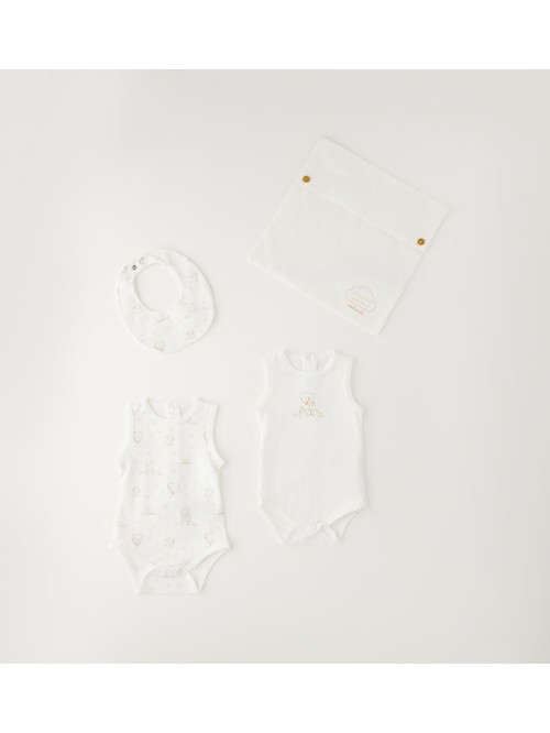 Kit body+bavina minibanda nascita