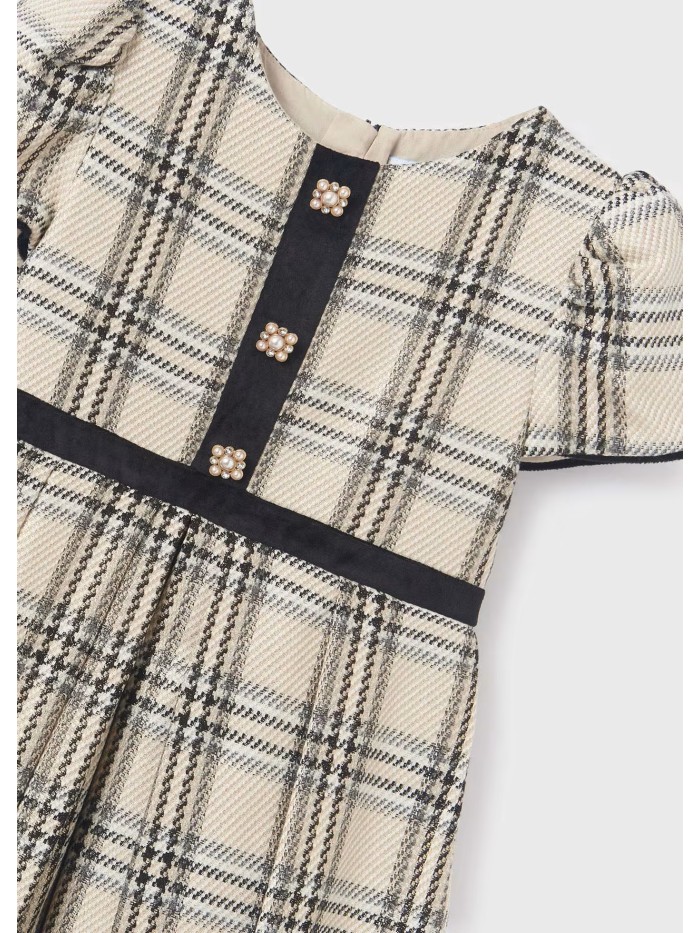 Abito quadri glitter abel & lula bimba