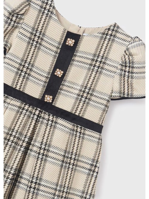 Abito quadri glitter abel & lula bimba