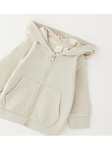 Felpa aperta zip idomini neonato 2