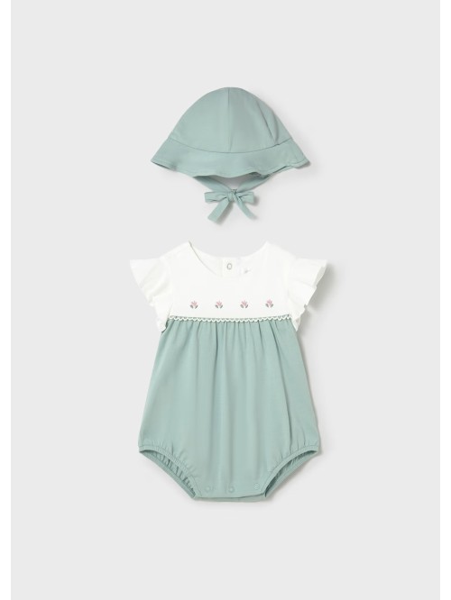 Tutina corta+capp newborn mayoral neonata