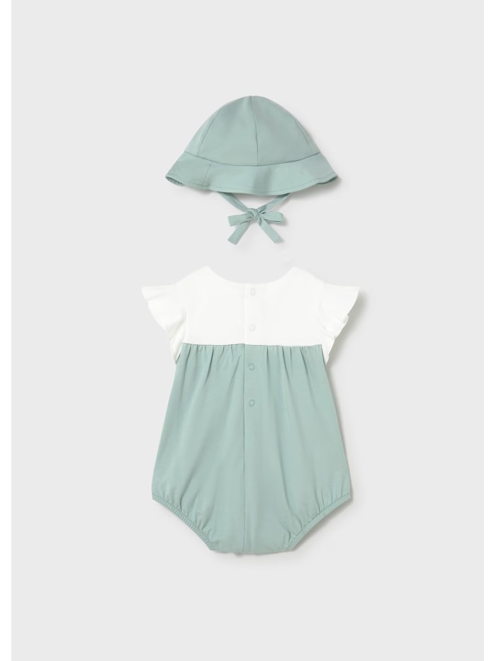 Tutina corta+capp newborn mayoral neonata