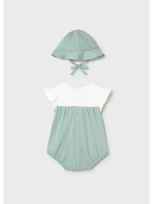 Tutina corta+capp newborn mayoral neonata