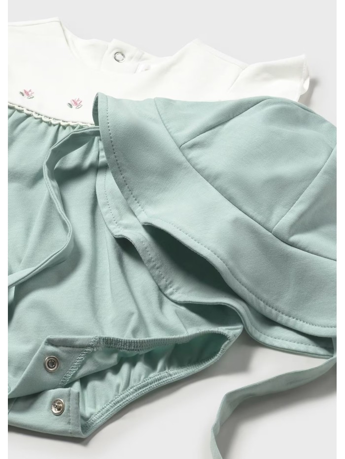 Tutina corta+capp newborn mayoral neonata