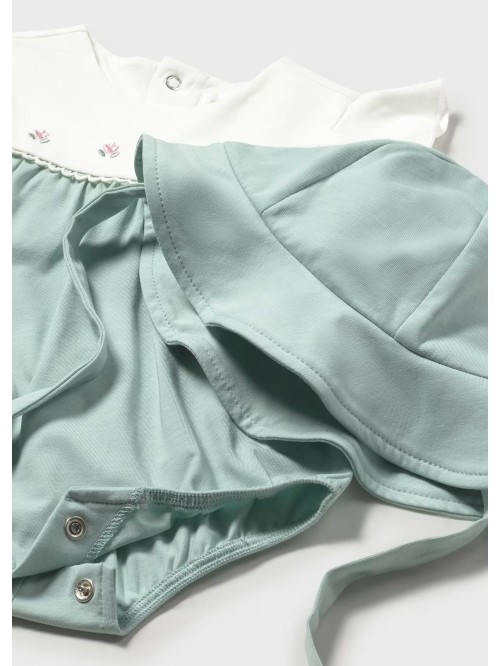 Tutina corta+capp newborn mayoral neonata