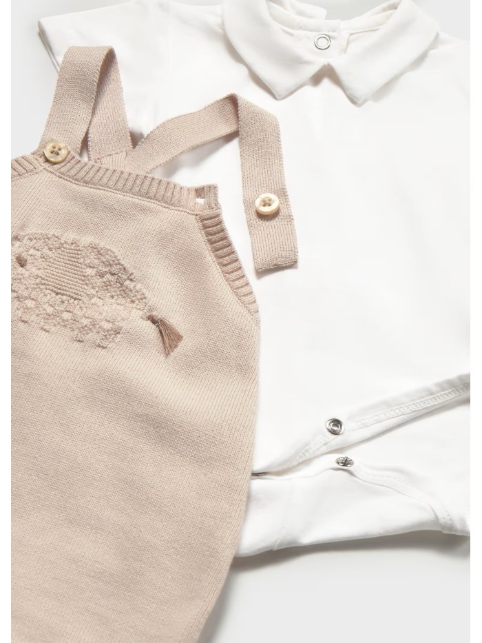 Salopette+body newborn mayoral neonato
